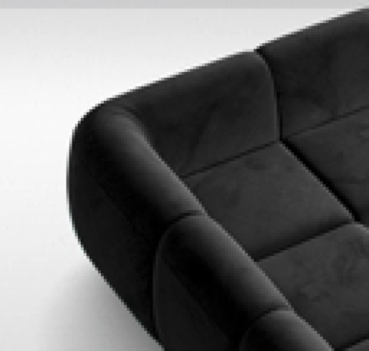 Colette - Corner - Black Velvet